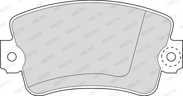 Necto FD690V - Bremžu uzliku kompl., Disku bremzes ps1.lv