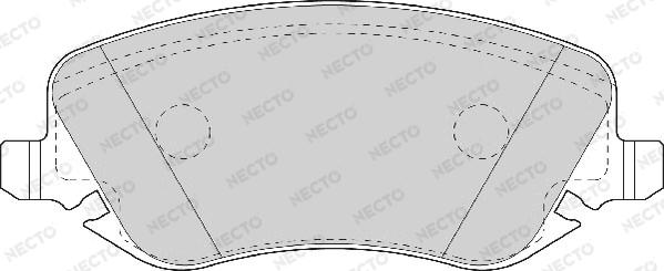 Necto FD6932A - Bremžu uzliku kompl., Disku bremzes ps1.lv