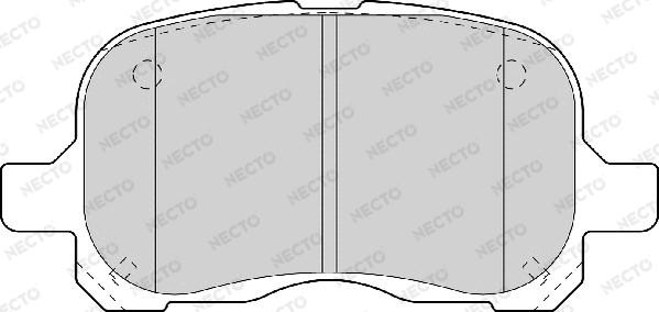 Necto FD6979A - Bremžu uzliku kompl., Disku bremzes ps1.lv