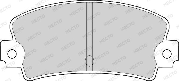 Necto FD659A - Bremžu uzliku kompl., Disku bremzes ps1.lv