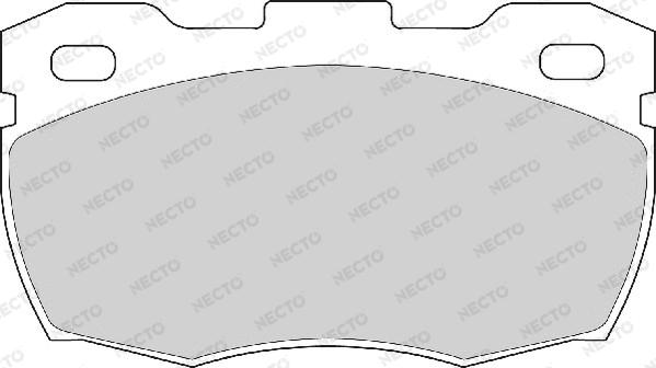 Necto FD6585A - Bremžu uzliku kompl., Disku bremzes ps1.lv