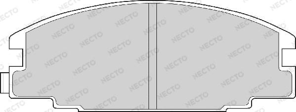 Necto FD6527A - Bremžu uzliku kompl., Disku bremzes ps1.lv