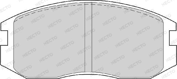 Necto FD6573A - Bremžu uzliku kompl., Disku bremzes ps1.lv