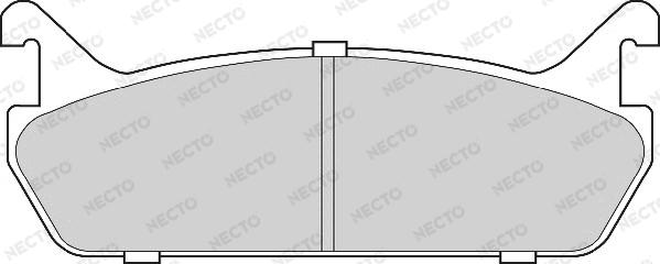 Necto FD6694A - Bremžu uzliku kompl., Disku bremzes ps1.lv