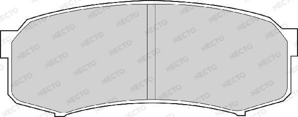 Necto FD6698A - Bremžu uzliku kompl., Disku bremzes ps1.lv