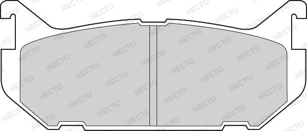 Necto FD6649A - Bremžu uzliku kompl., Disku bremzes ps1.lv