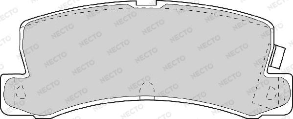 Necto FD6634A - Bremžu uzliku kompl., Disku bremzes ps1.lv