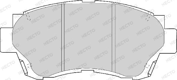 Necto FD6635A - Bremžu uzliku kompl., Disku bremzes ps1.lv
