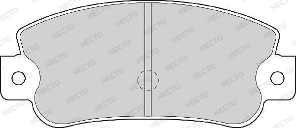 Necto FD6090A - Bremžu uzliku kompl., Disku bremzes ps1.lv