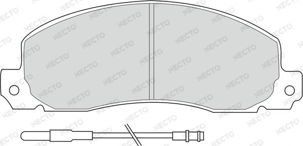 Necto FD6091V - Bremžu uzliku kompl., Disku bremzes ps1.lv