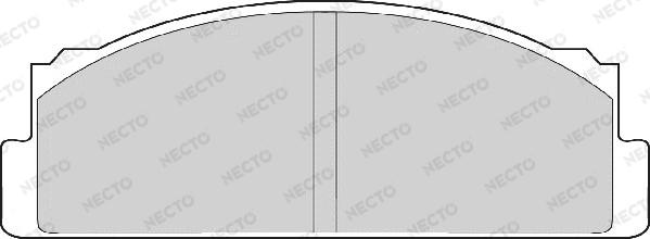 Necto FD607A - Bremžu uzliku kompl., Disku bremzes ps1.lv