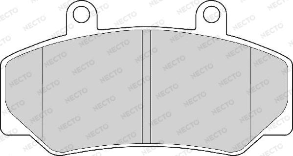 Necto FD6136A - Bremžu uzliku kompl., Disku bremzes ps1.lv