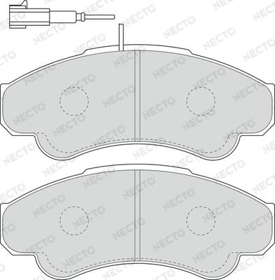 Necto FD6896V - Bremžu uzliku kompl., Disku bremzes ps1.lv