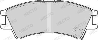 Necto FD6867A - Bremžu uzliku kompl., Disku bremzes ps1.lv