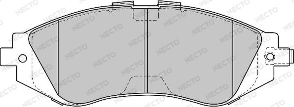 Necto FD6819A - Bremžu uzliku kompl., Disku bremzes ps1.lv