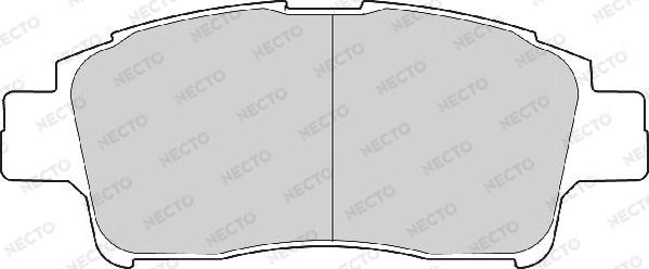 Necto FD6870A - Bremžu uzliku kompl., Disku bremzes ps1.lv