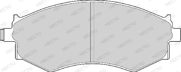 Necto FD6358A - Bremžu uzliku kompl., Disku bremzes ps1.lv