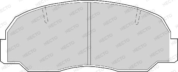 Necto FD6353A - Bremžu uzliku kompl., Disku bremzes ps1.lv