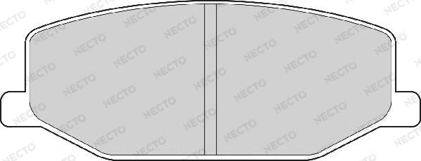 Necto FD6338A - Bremžu uzliku kompl., Disku bremzes ps1.lv