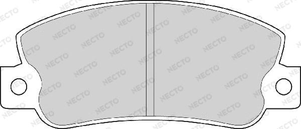 Necto FD6250A - Bremžu uzliku kompl., Disku bremzes ps1.lv