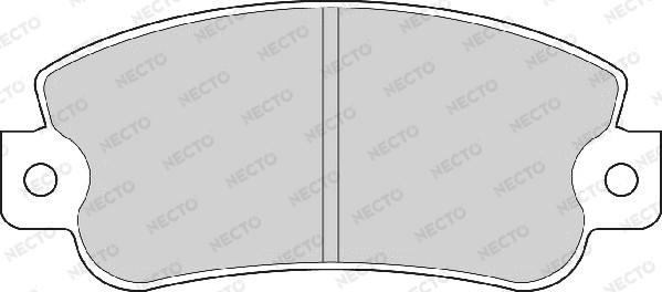 Necto FD6253A - Bremžu uzliku kompl., Disku bremzes ps1.lv