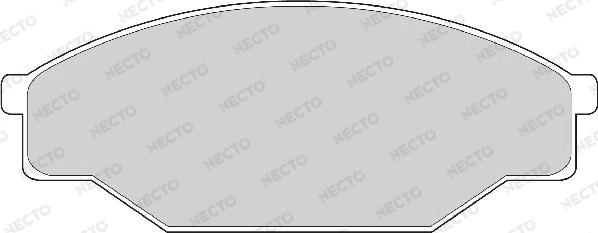 Necto FD6264A - Bremžu uzliku kompl., Disku bremzes ps1.lv