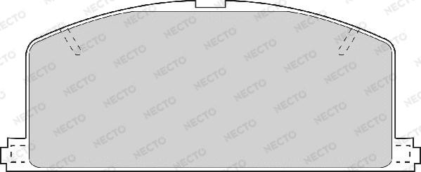 Necto FD6200A - Bremžu uzliku kompl., Disku bremzes ps1.lv