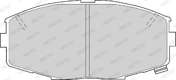 Necto FD6289A - Bremžu uzliku kompl., Disku bremzes ps1.lv