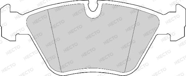 Necto FD6279A - Bremžu uzliku kompl., Disku bremzes ps1.lv