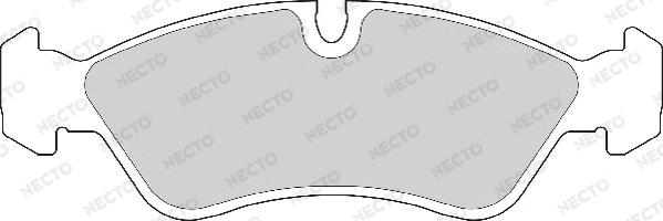 Necto FD6277A - Bremžu uzliku kompl., Disku bremzes ps1.lv