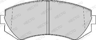 Necto FD6769A - Bremžu uzliku kompl., Disku bremzes ps1.lv