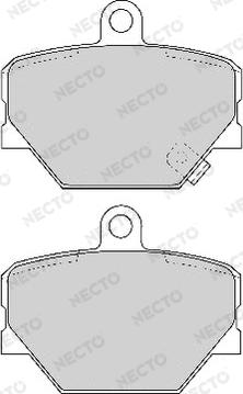 Necto FD6774A - Bremžu uzliku kompl., Disku bremzes ps1.lv