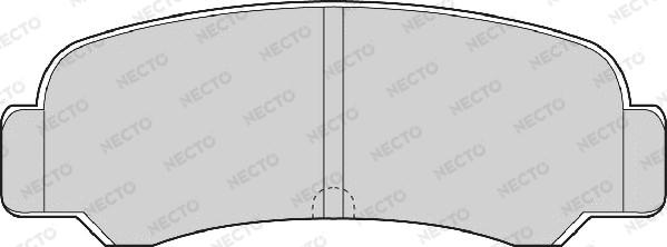 Necto FD862A - Bremžu uzliku kompl., Disku bremzes ps1.lv