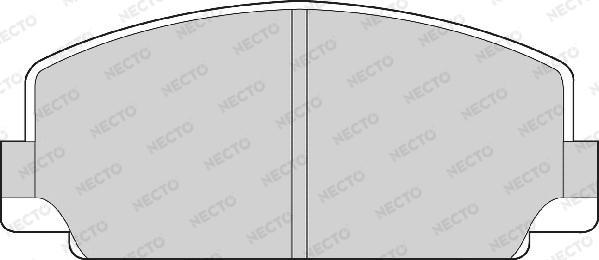 Necto FD804A - Bremžu uzliku kompl., Disku bremzes ps1.lv