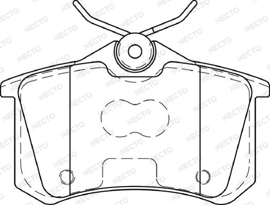 DJ Parts BP2800 - Bremžu uzliku kompl., Disku bremzes ps1.lv