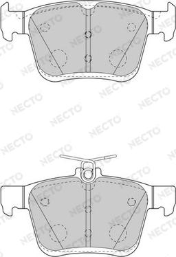 Necto FD7566A - Bremžu uzliku kompl., Disku bremzes ps1.lv