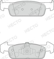 Necto FD7656A - Bremžu uzliku kompl., Disku bremzes ps1.lv