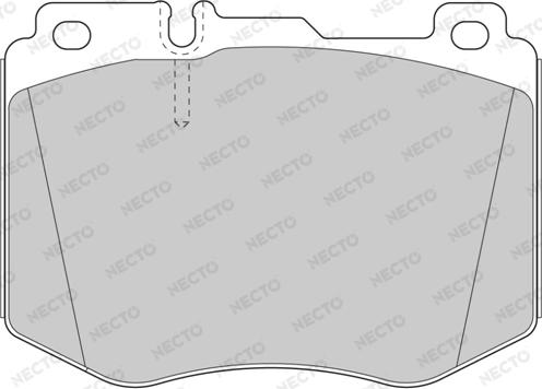 Necto FD7605A - Bremžu uzliku kompl., Disku bremzes ps1.lv