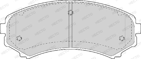 Necto FD7055A - Bremžu uzliku kompl., Disku bremzes ps1.lv