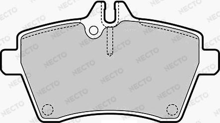 Necto FD7051A - Bremžu uzliku kompl., Disku bremzes ps1.lv