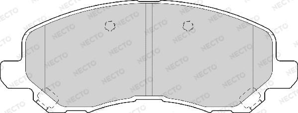 Necto FD7066A - Bremžu uzliku kompl., Disku bremzes ps1.lv