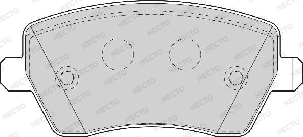 Necto FD7063A - Bremžu uzliku kompl., Disku bremzes ps1.lv