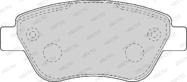 Necto FD7089A - Bremžu uzliku kompl., Disku bremzes ps1.lv