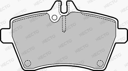 Necto FD7161A - Bremžu uzliku kompl., Disku bremzes ps1.lv