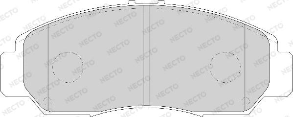 Necto FD7126A - Bremžu uzliku kompl., Disku bremzes ps1.lv