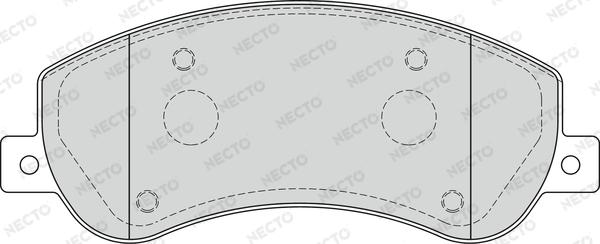 Necto FD7271V - Bremžu uzliku kompl., Disku bremzes ps1.lv