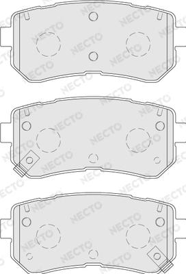 Necto FD7770A - Bremžu uzliku kompl., Disku bremzes ps1.lv