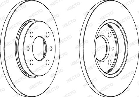 KNECHT KT5039 - Bremžu diski ps1.lv