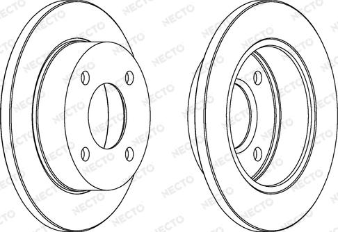 Necto WN605 - Bremžu diski ps1.lv