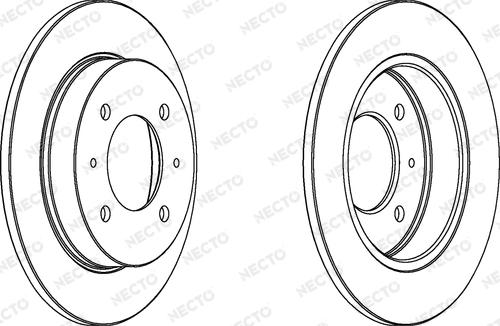 Necto WN1198 - Bremžu diski ps1.lv